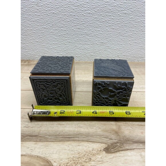 1997-2002 Stampendous Cubes Rubber Stamps Set Of 2 - Picture 6 of 6